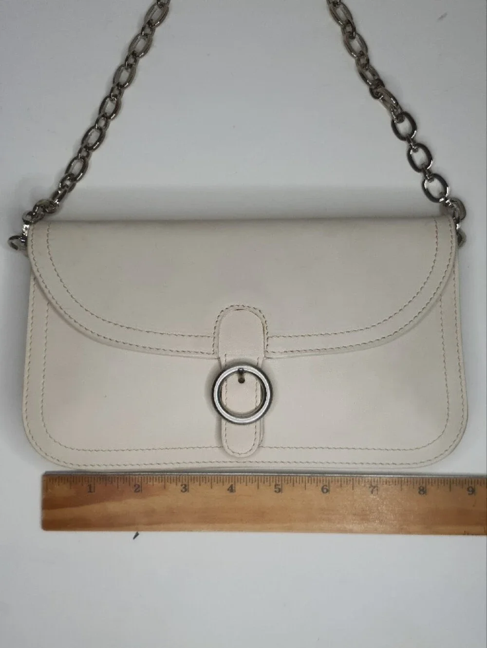 Furla Cream Leather Shoulder
